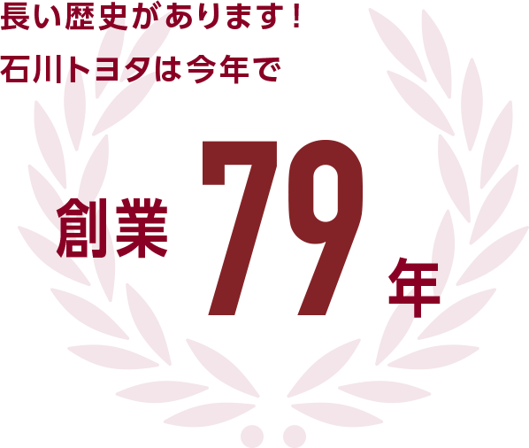 長い歴史があります！石川トヨタは今年で「創業79年」